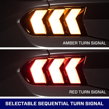 Form Lighting 2024+ Ford Mustang Sequential LED Tail Lights Red (Pair)