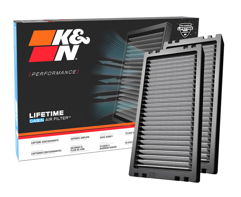 K&N Engineering K&N 05-15 Nissan Frontier, Mid-size Pickups & SUVs Cabin Air Filter - 2 per Box