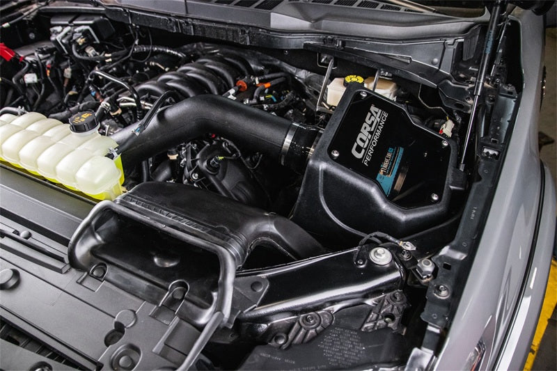 CORSA Performance Corsa 2021-2025 Ford F150 5.0L V8 Cold Air Intake with Powercore Filter