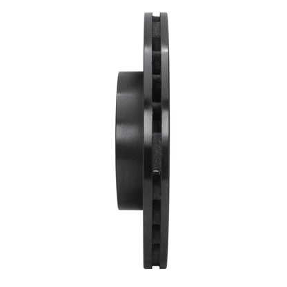 R1 Concepts R1 86-89 Toyota Celica Front Right Drilled & Slotted Black Brake Rotor