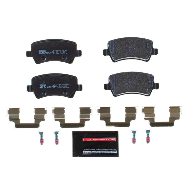 PowerStop Power Stop 08-16 Volvo XC70 Euro-Stop ECE-R90 Rear Brake Pads