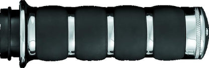 Kuryakyn ISO Grips Without Throttle Boss Throttle-By-Wire Chrome