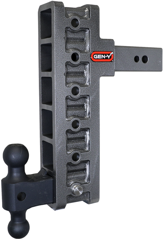 GEN-Y Hitch Gen-Y Mega Duty 2.5in Shank 12in Offset Drop 3.5K TW 32K Hitch w/GH-0161 Dual-Ball