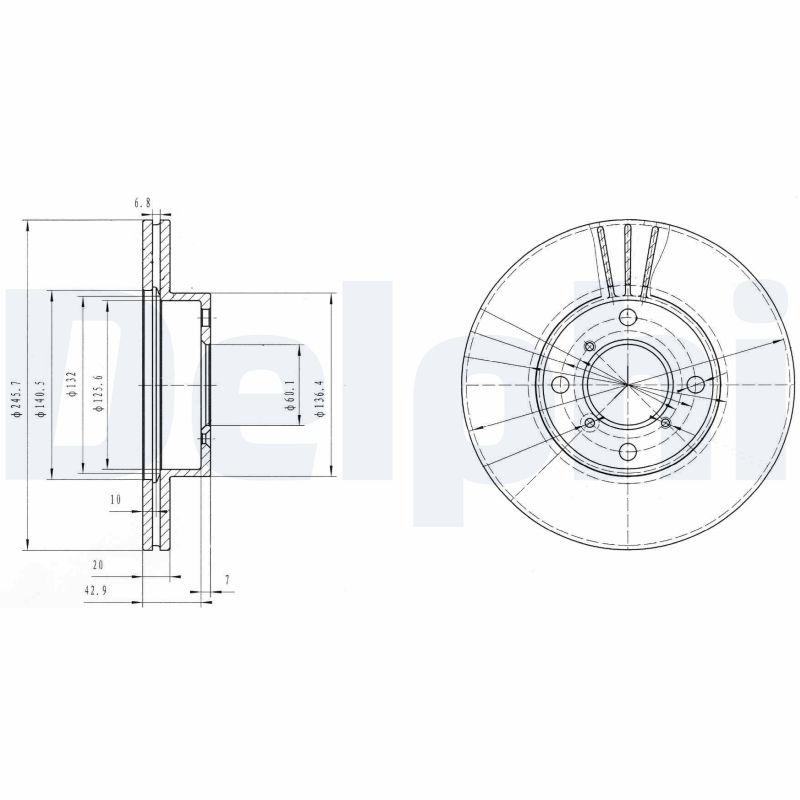OE FORD TRUCKS KC462025BAN Pretensioning Cylinder