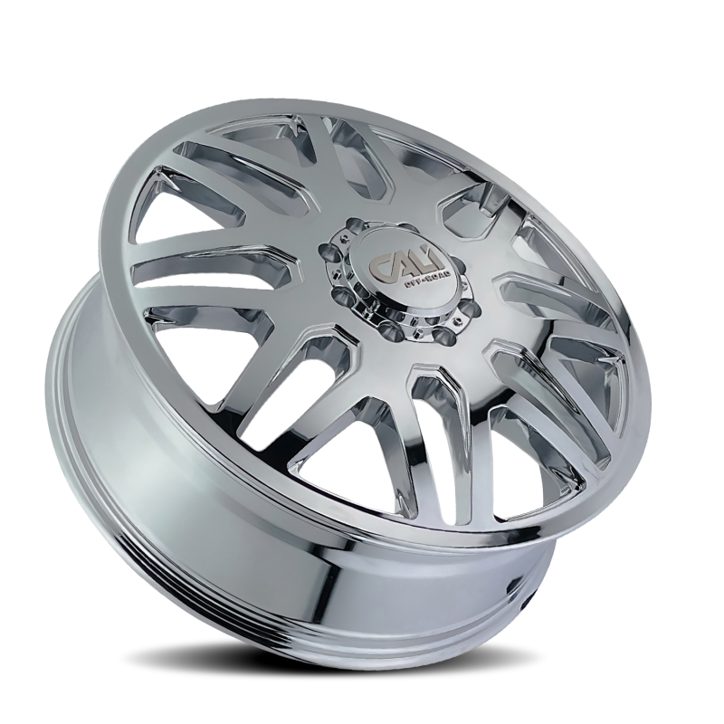 Cali Off-Road 9115D Invader Dually 24x8.25 / 8x165.1 BP / 115mm Offset / 121.3mm Hub Chrome Wheel