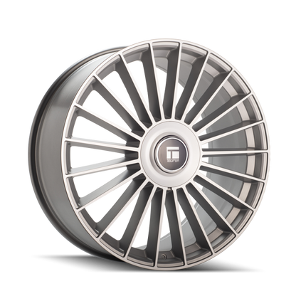 Touren 3610 TR10 22x9 / 6x135/139.7 BP / 20mm Offset / 87.1mm Hub Satin Silver Machined Wheel