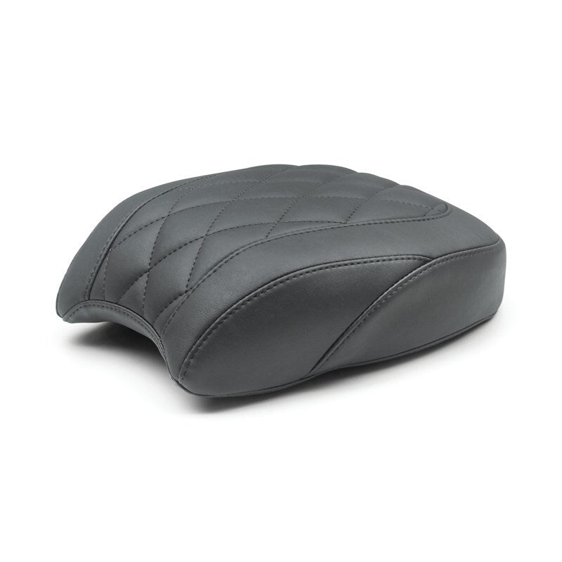 Mustang Motorcycle Mustang 18-21 Harley Softail Slim Wide Tripper Passenger Seat Diamond Stitch - Black