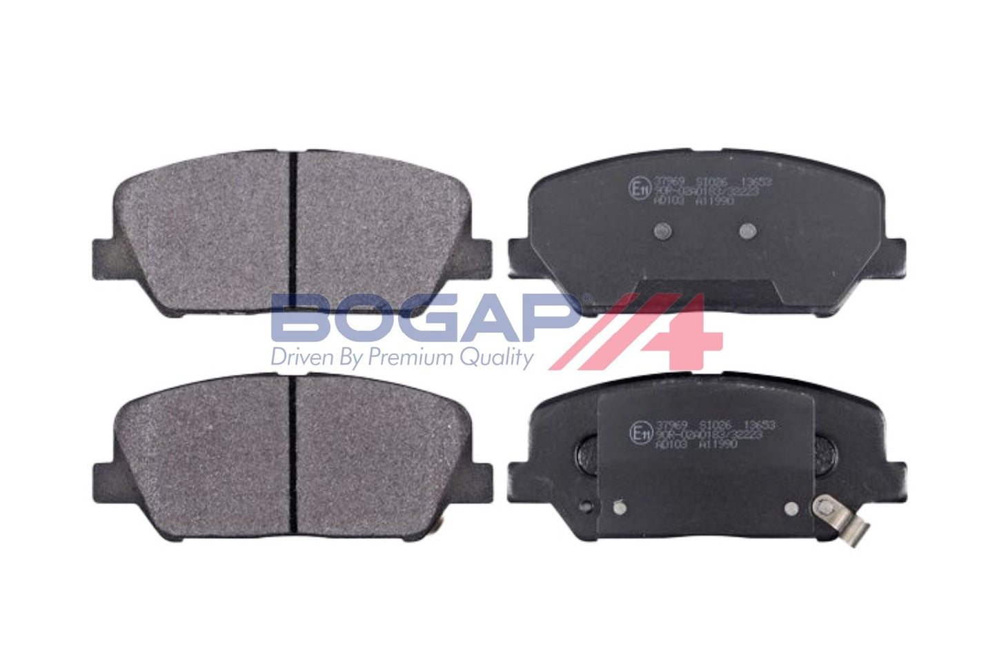 BOGAP Y8210228 Brake Pad Set, Disc Brake
