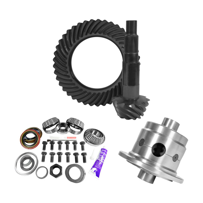 Yukon Gear & Axle Yukon Gear 11.25in Dana 80 3.54 Rear Ring & Pinion Install Kit 35 Spline Positraction 4.375in BRG