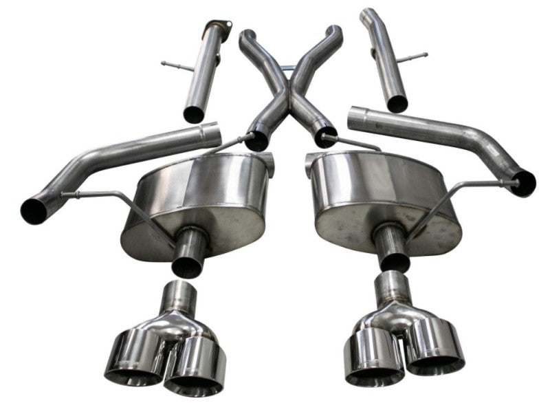 CORSA Performance Corsa 18-21 Jeep Grand Cherokee TrackHawk 6.2L Xtreme Cat-Back Dual Rear Exit w/4.5in Polished Tips