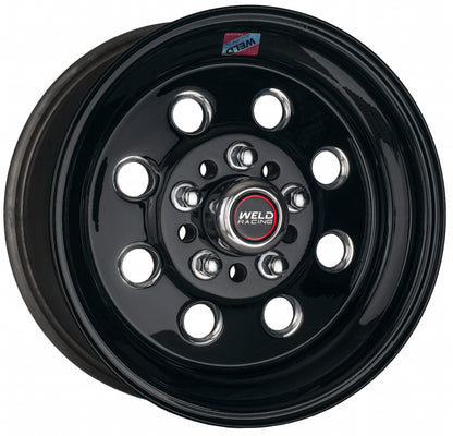Weld Draglite 15x6 / 5x4.5 & 5x4.75 BP / 3.5in. BS Black Wheel