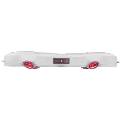DS18 2018-23 Jeep JL/JLU/JT Soundbar System Fits 4 x 8in Speakers (Not Included)- White