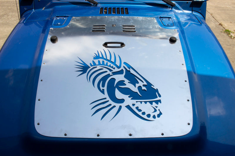 Fishbone Offroad 13-18 Jeep Wrangler JK Hood Louver - Black