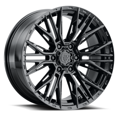MTX Wheels MTX Gangstar Gloss Black 20x9in / 6x139.7 BP / 0mm Offset / 106.1mm Bore