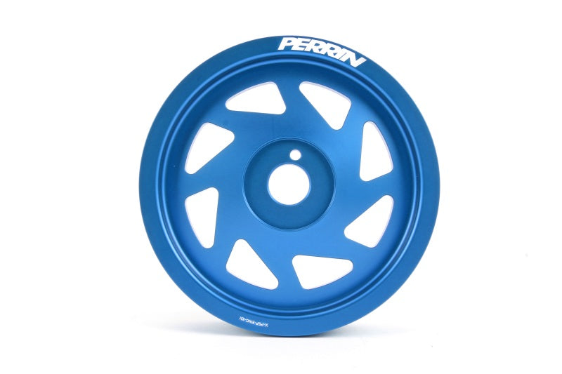 Perrin Performance PERRIN 15-18 Subaru WRX / 13-20 BRZ / 14-18 FXT / 13-16 Crosstrek Lightened Crank Pulley - Blue
