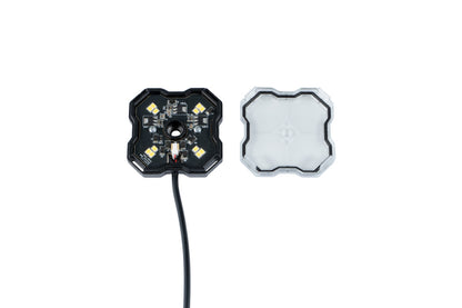 Diode Dynamics Stage Series Single Color LED Rock Light - Blue Hookup (one)