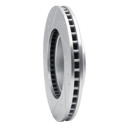 R1 Concepts R1 94-00 Toyota Celica Front Right Drilled & Slotted Silver Brake Rotor