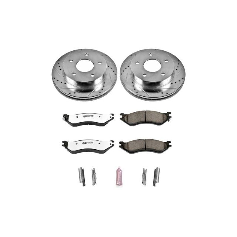PowerStop Power Stop 00-01 Dodge Ram 1500 Front Z36 Truck & Tow Brake Kit
