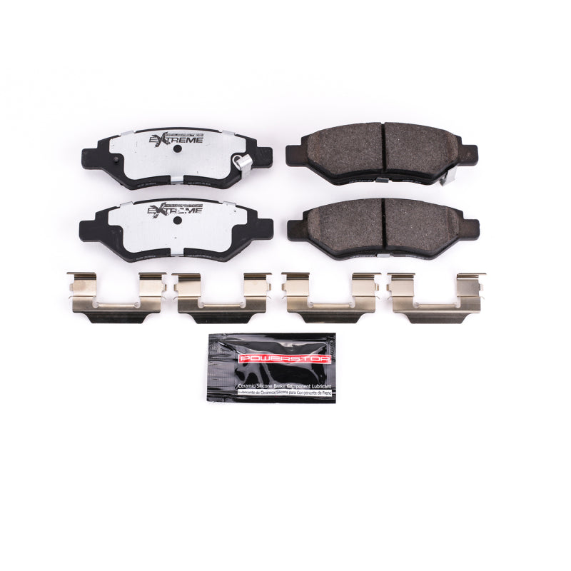 PowerStop Power Stop 08-14 Cadillac CTS Rear Z26 Extreme Street Brake Pads w/Hardware