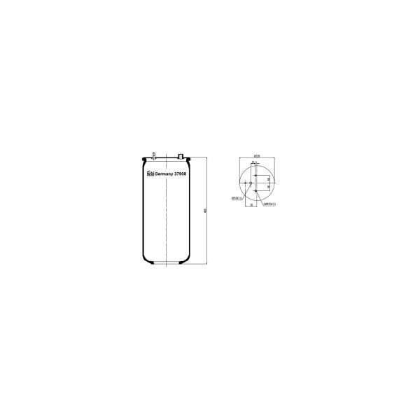 FEBI FE37908 Air Suspension Bellow