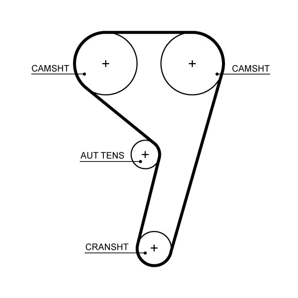 GATES GATT367HOB Timing Belt