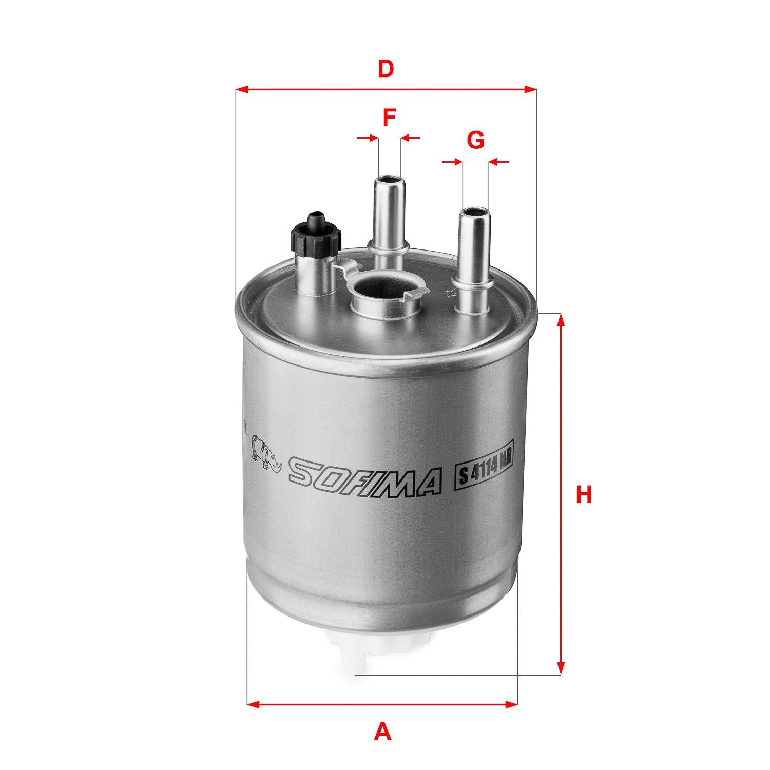 SOFIMA S4114NR Fuel Filter