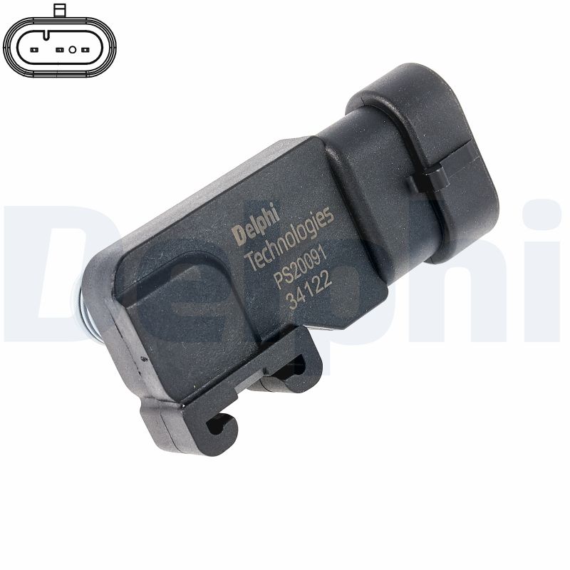 DELPHI 91-12B1 Intake Manifold Pressure Sensor
