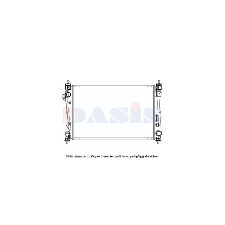 AKS Dasis 010015N Engine Radiator for Alfa Romeo Giulietta