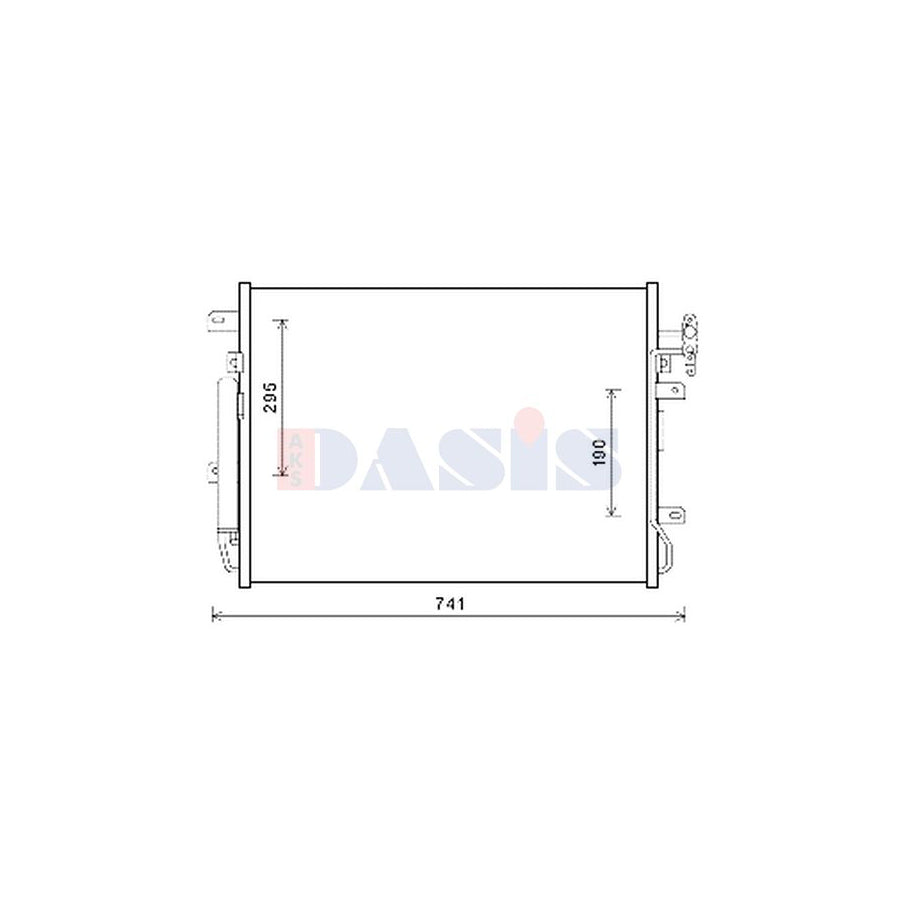 AKS Dasis 022007N Air Conditioning Condenser for Land Rover Range Rover III (L322)