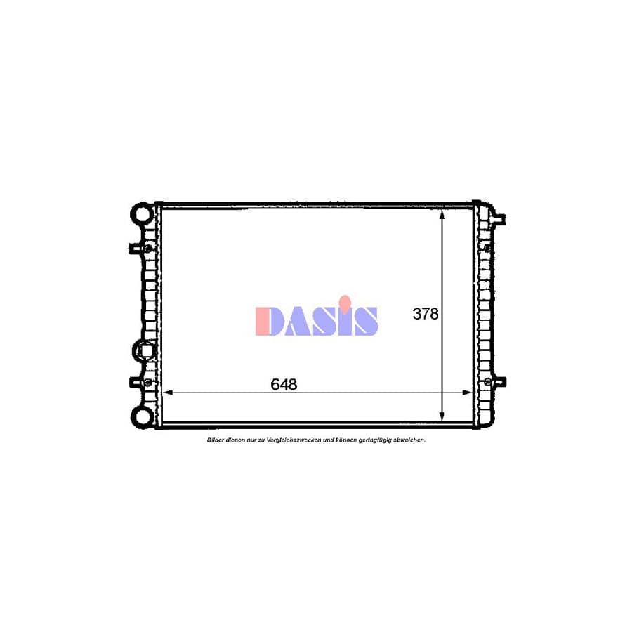AKS Dasis 040530N Engine Radiator