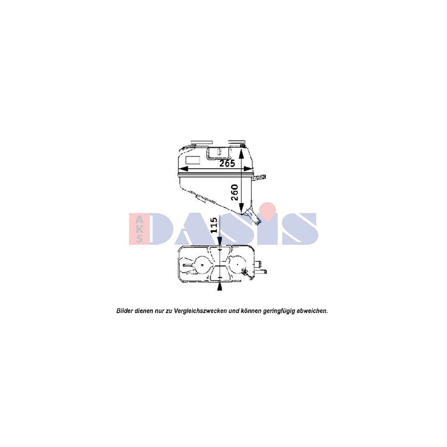 AKS Dasis 043000N Coolant Expansion Tank