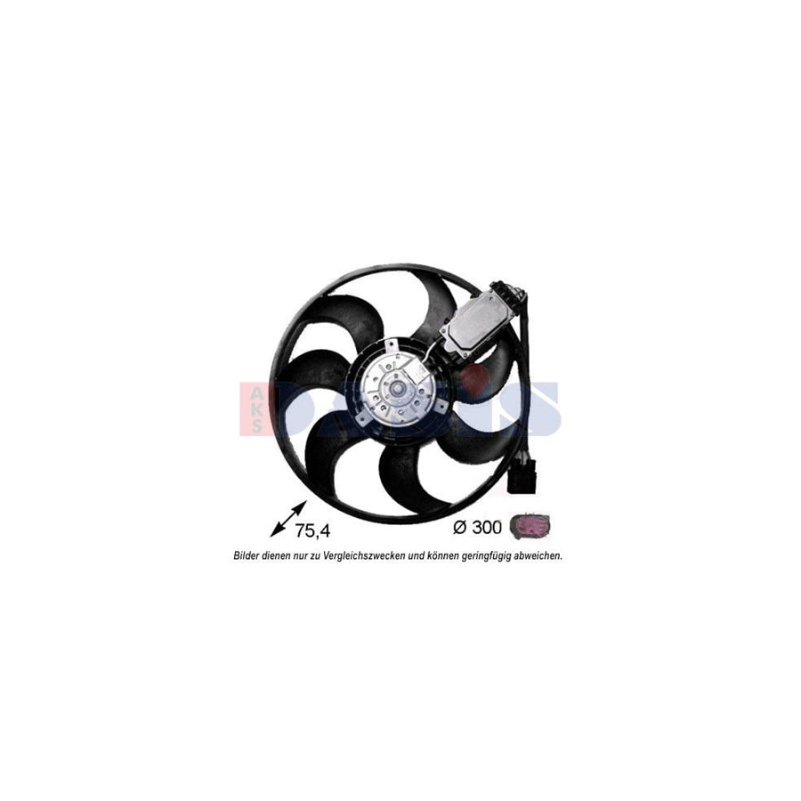 AKS Dasis 048068N Fan, Radiator