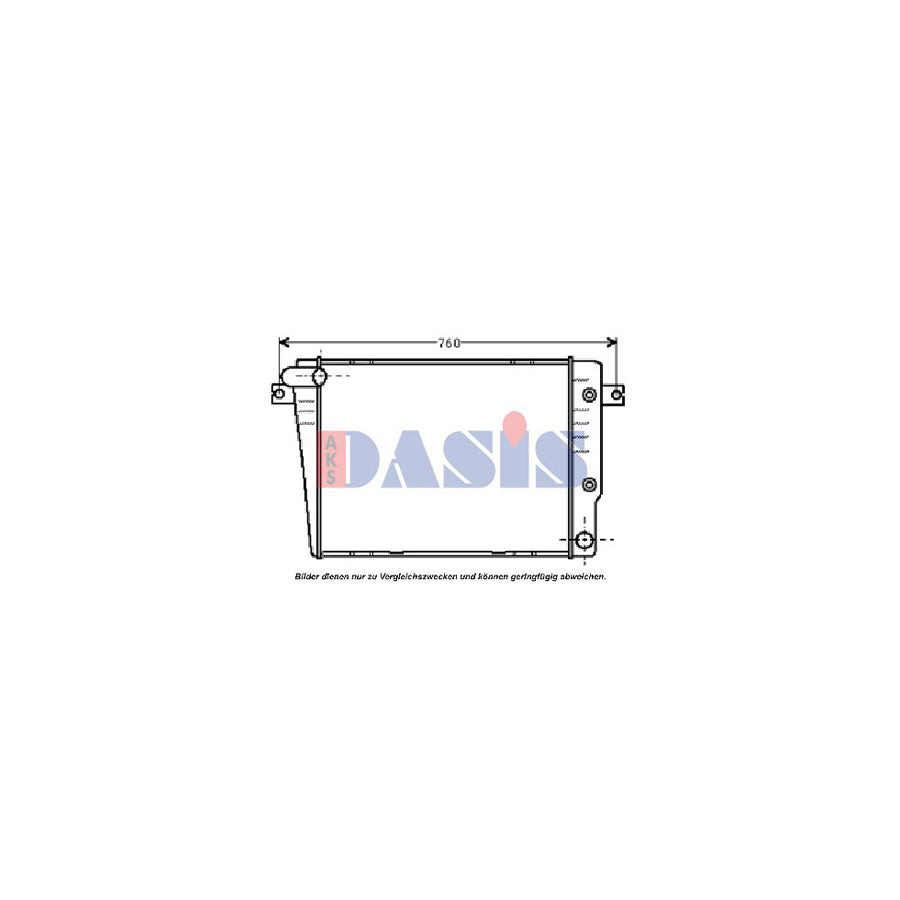 AKS Dasis 050019N Engine Radiator
