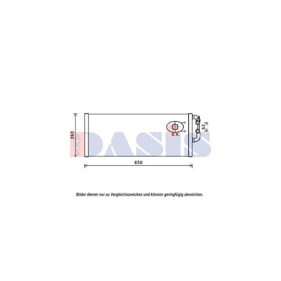 AKS Dasis 050062N Engine Radiator for BMW 7 (F01, F02, F03, F04)