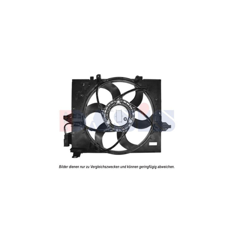 AKS Dasis 058027N Fan, A / C Condenser for BMW 5 Series