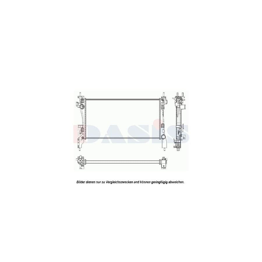 AKS Dasis 060026N Engine Radiator