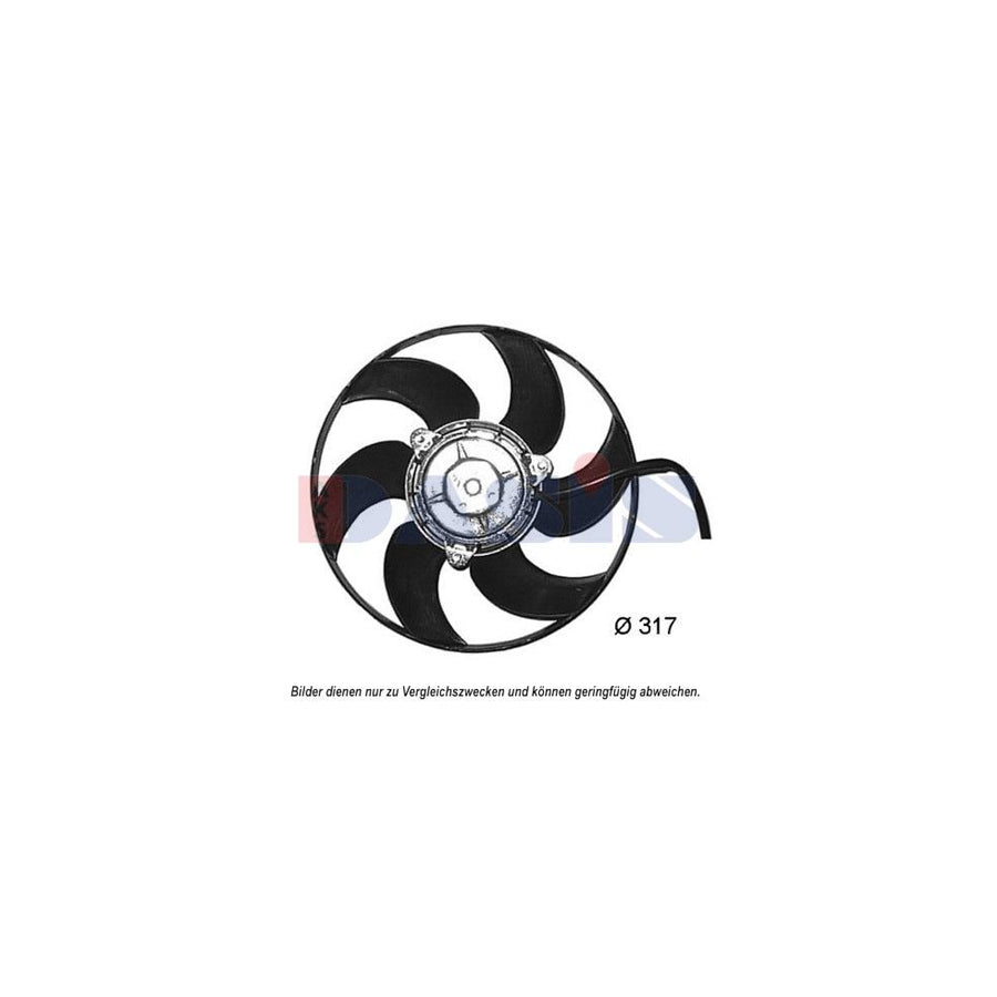 AKS Dasis 068064N Fan, Radiator
