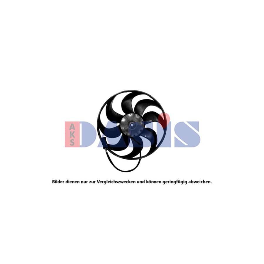 AKS Dasis 068095N Fan, Radiator for Peugeot 308