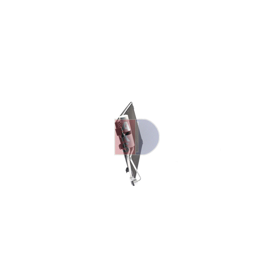 AKS Dasis 072034N Air Conditioning Condenser for Nissan Qashqai / Qashqai 2 I (J10, Nj10)