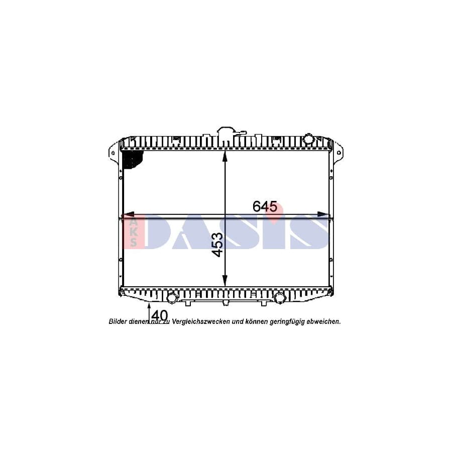 AKS Dasis 072310N Engine Radiator