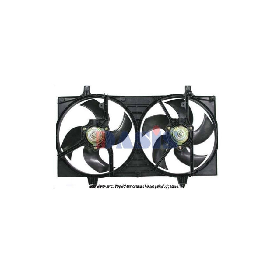 AKS Dasis 078051N Fan, Radiator for Nissan Almera