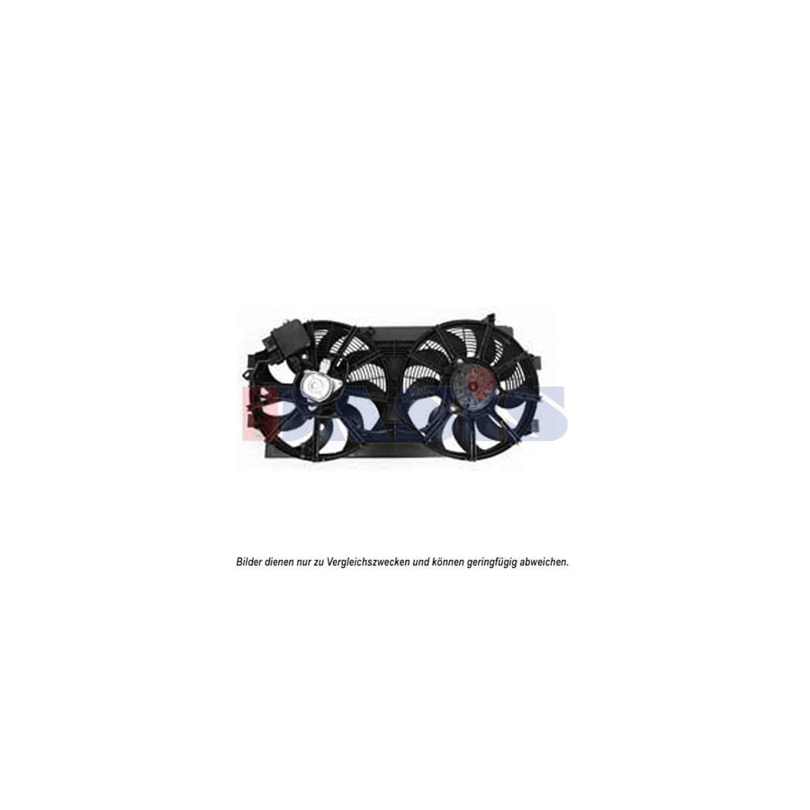 AKS Dasis 078084N Fan, Radiator for Nissan Leaf I (Ze0)