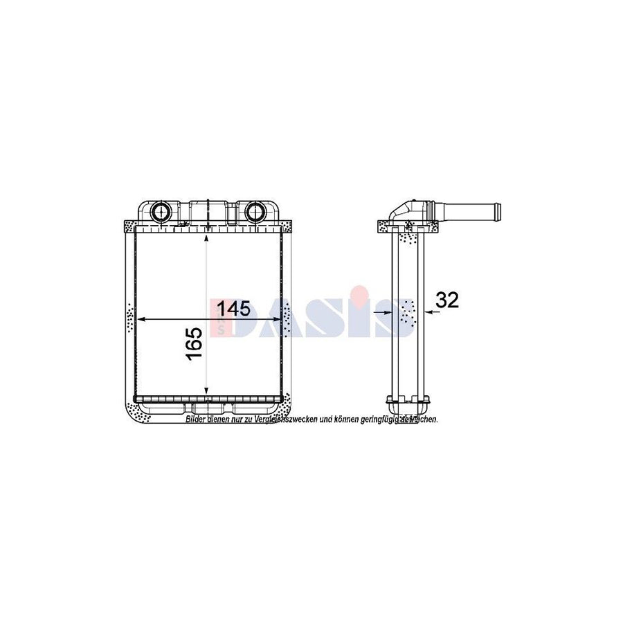 AKS Dasis 079002N Heater Matrix