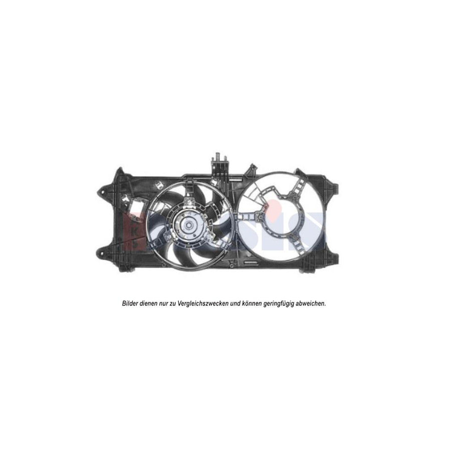 AKS Dasis 088065N Fan, Radiator for Fiat Doblo