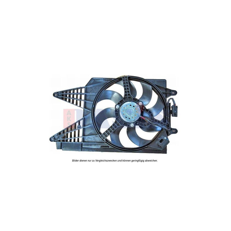 AKS Dasis 088143N Fan, Radiator for Abarth 500 / 595 / 695