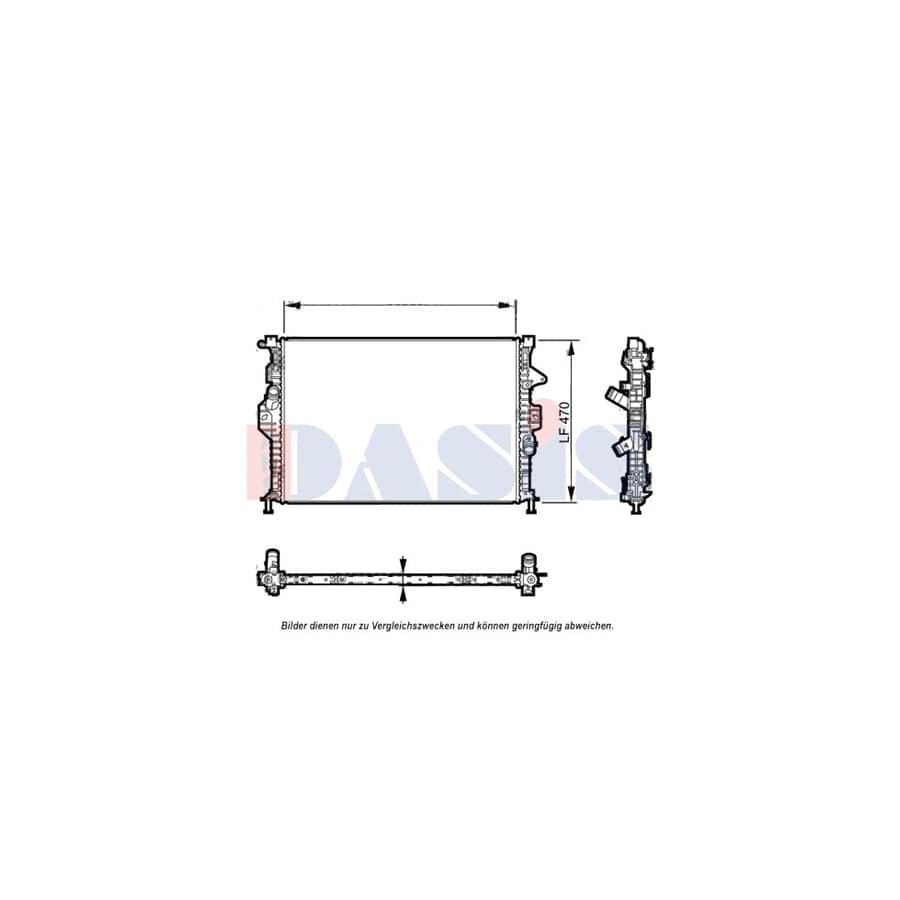 AKS Dasis 090116N Engine Radiator for Ford Kuga Mk1 Off-Road