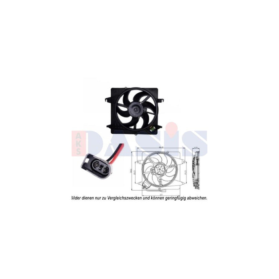 AKS Dasis 098117N Fan, Radiator