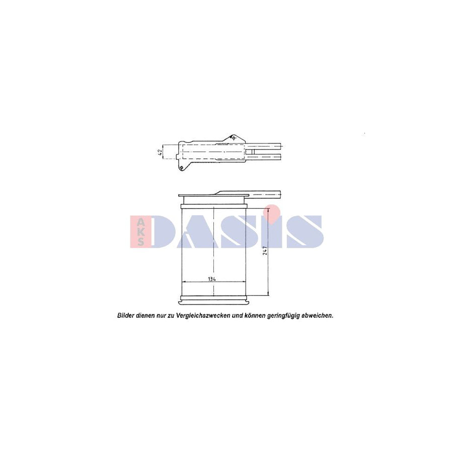 AKS Dasis 099070N Heater Matrix