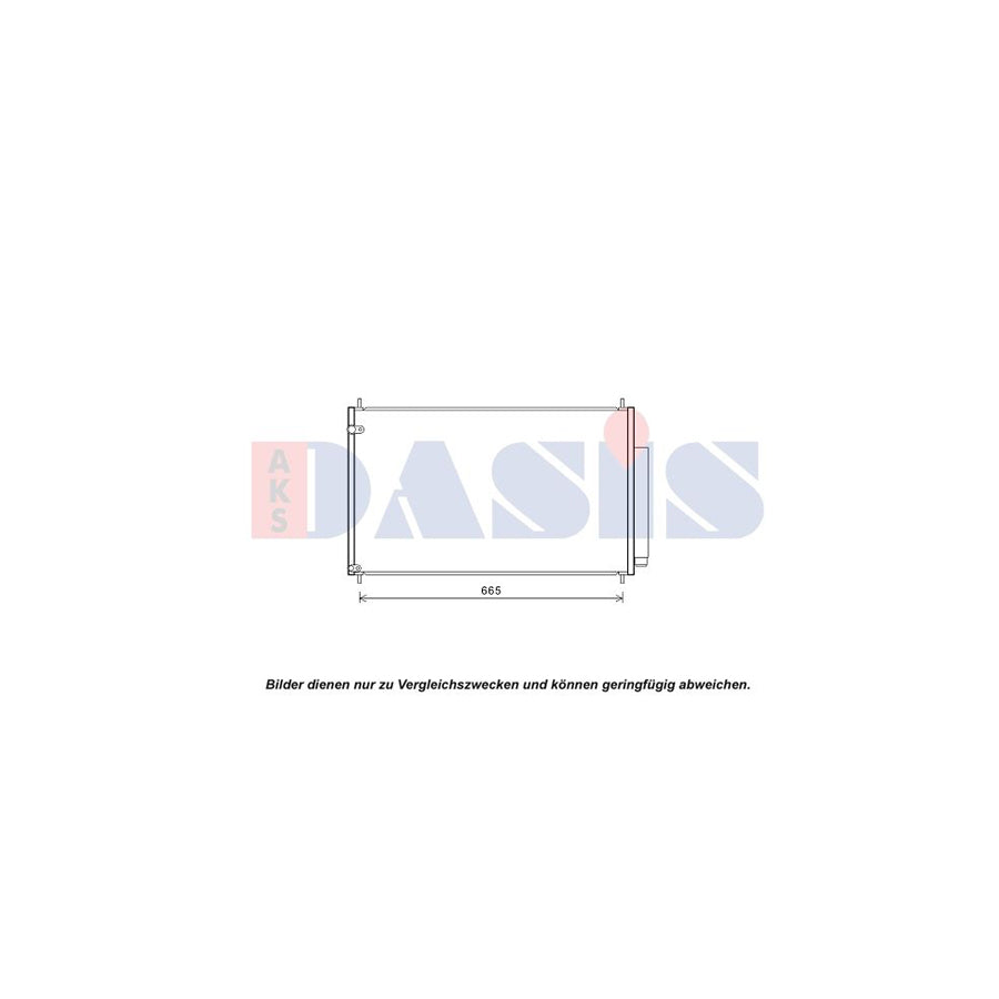 AKS Dasis 102042N Air Conditioning Condenser for Honda Legend IV Saloon (Kb)