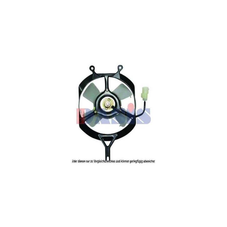 AKS Dasis 108038N Fan, A / C Condenser for Honda Accord III Saloon (Ca)